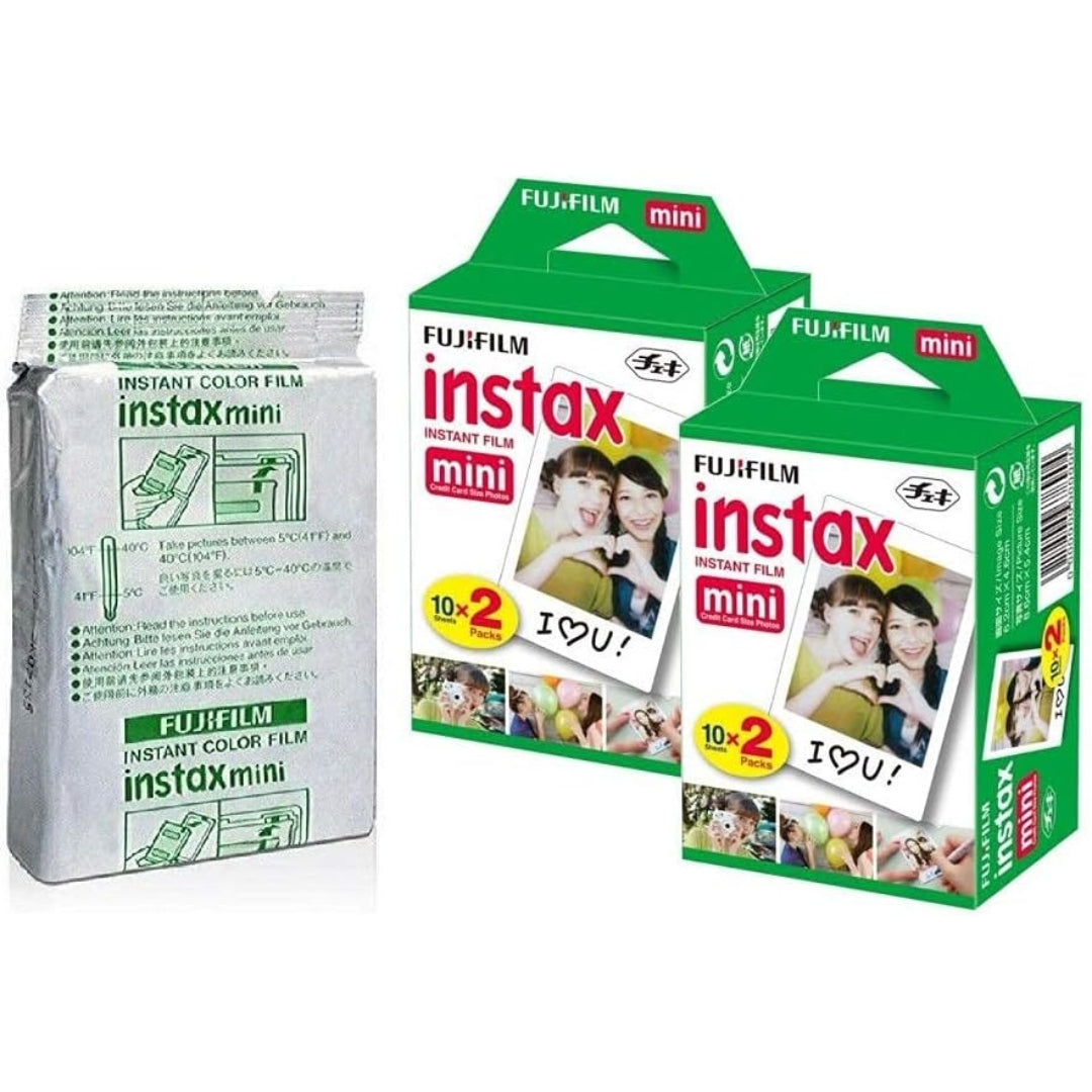 Fujifilm Instax Mini Instant Film, 10 Sheets×5 Pack(Total 50