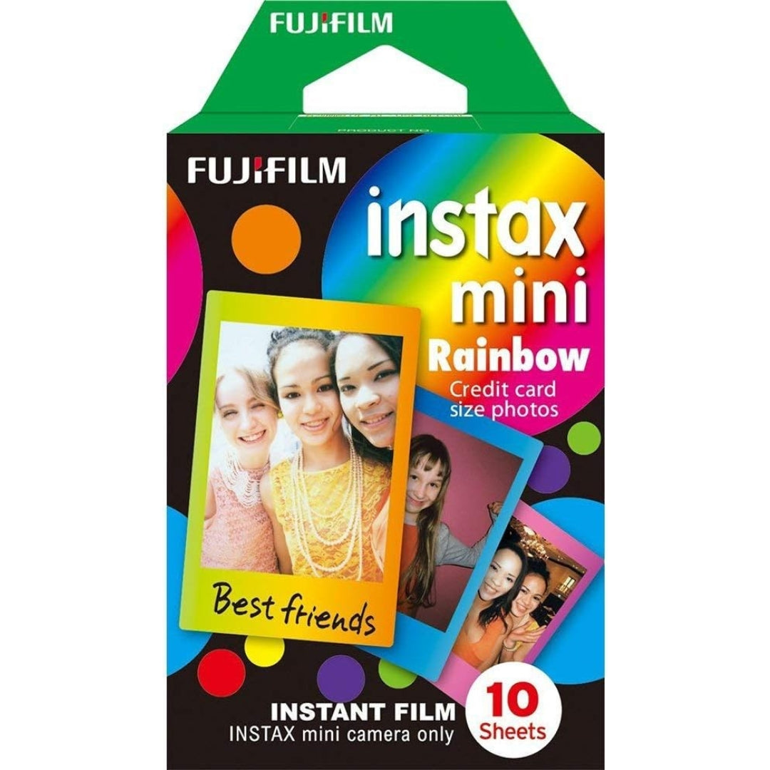 Fujifilm Instax Mini Instant Rainbow Film, 10 Sheets, 3 Value Set