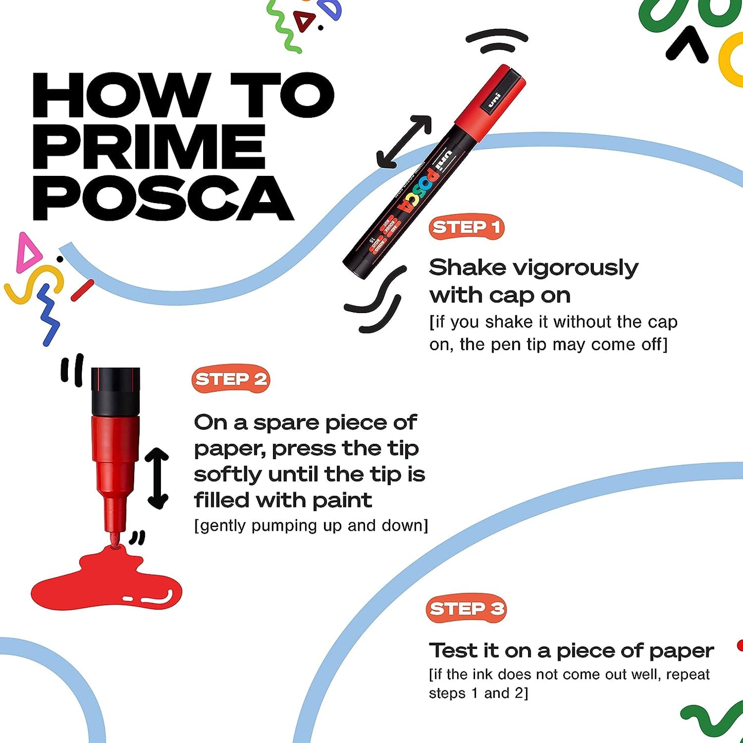 15 Posca Paint Markers, 5M Medium Posca Markers with Reversible Tips, Posca Marker Set of Acrylic Paint Pens | Posca Pens for Art Supplies, Fabric Paint, Fabric Markers, Paint Pen, Art Markers
